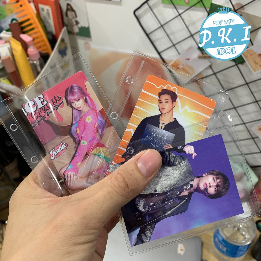 Binder Đựng Ảnh Card Kèm 9 Sheet Bảo Vệ Chống Nước Nhỏ Xinh Cute