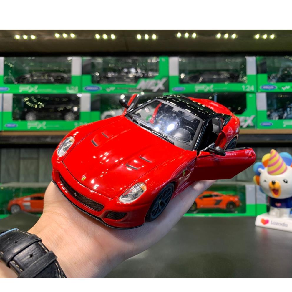 Mô hình xe Ferrari 599 GTO tỉ lệ 1:24 hãng Burago màu đỏ
