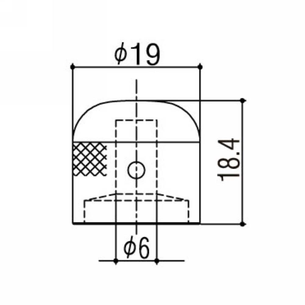 1 Nút Điều Chỉnh Âm Lượng Cho Đàn Guitar Điện VK1-19 19MM * 18.4MM * 6.0MM VK1-19