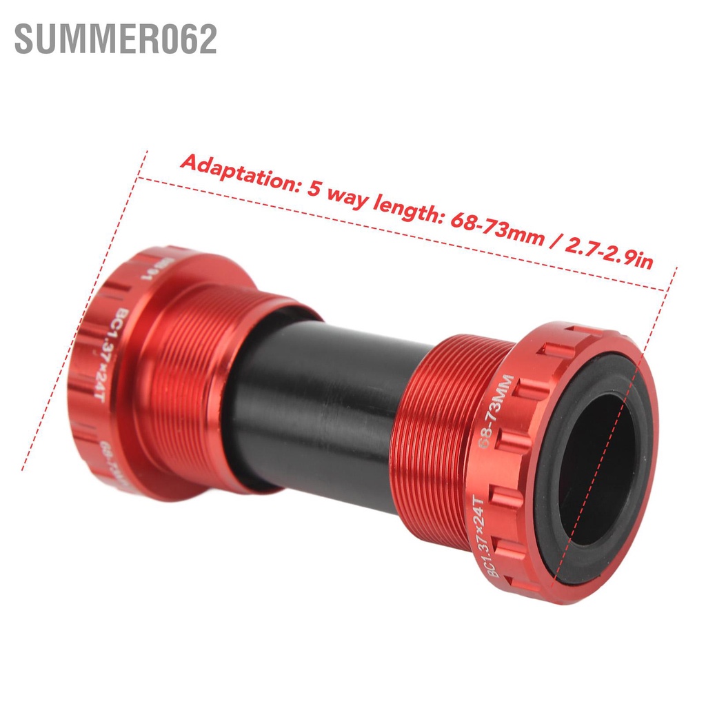Summer062 Giá đỡ dưới cùng của xe đạp có ren LeBycle Gia công bằng máy CNC BB91 leo núi để đi ngoài trời