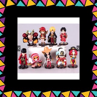 Bộ mô hình Băng Mũ Rơm 9 nhân vật - One Piece