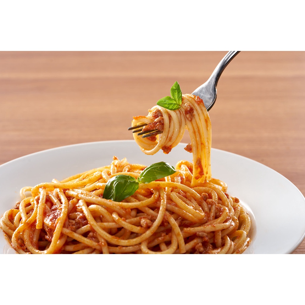 Mỳ ý sốt bò bằm, sốt kem,xúc xích kiểu nhật,tương đen...SGfood 250g spaghetti bao ngon