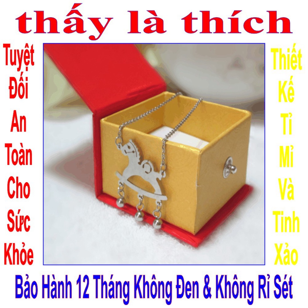 Dây chuyền cho bé gái xinh xắn - An toàn cho trẻ - Cam kết 1 đổi 1 nếu hoen , gỉ sét