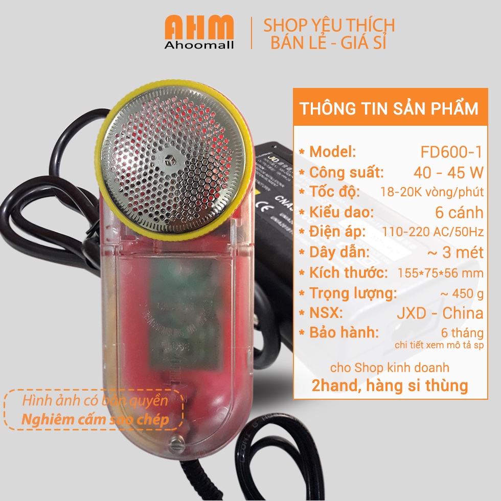 Máy cắt lông xù công nghiệp FD600-1 Fullbox có sẵn