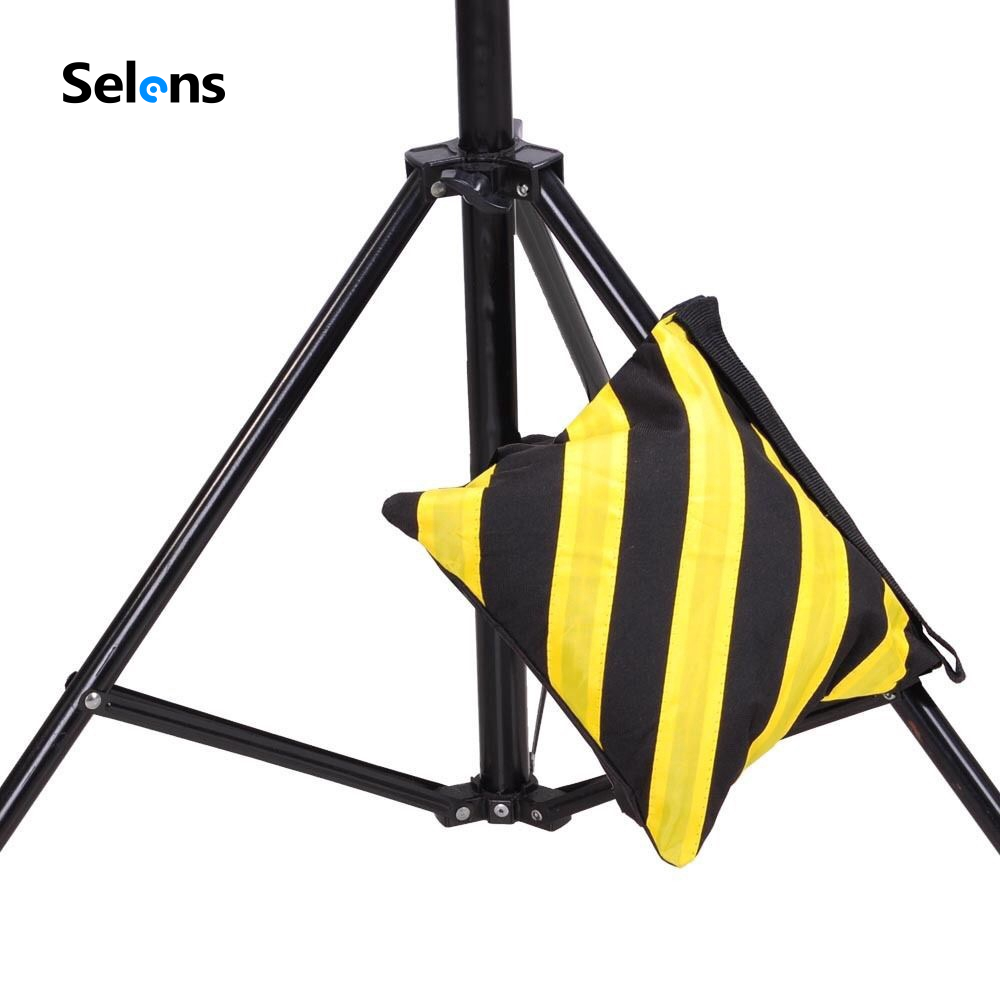 Túi Đựng Cát Selens Chặn Giá Đỡ 3 Chân Quay Video Thiết Kế 2 Ngăn Có Tay Cầm