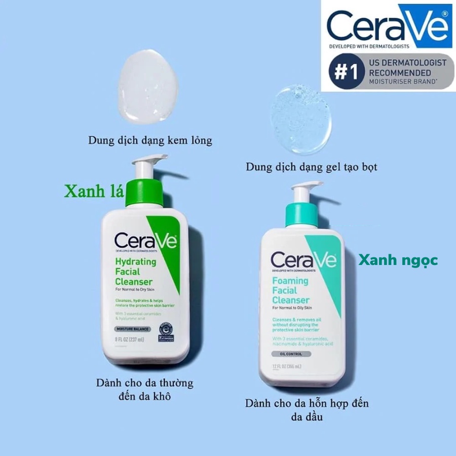 Sữa Rửa Mặt Dịu Nhẹ Cerave Cho Da Nhạy Cảm