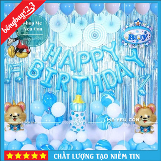 Set Trang Trí Sinh Nhật Cho Bé Trai Tuổi Chuột, ComBo Bóng Bay Mickey Siêu Đẹp ♻️HOT HIT♻️