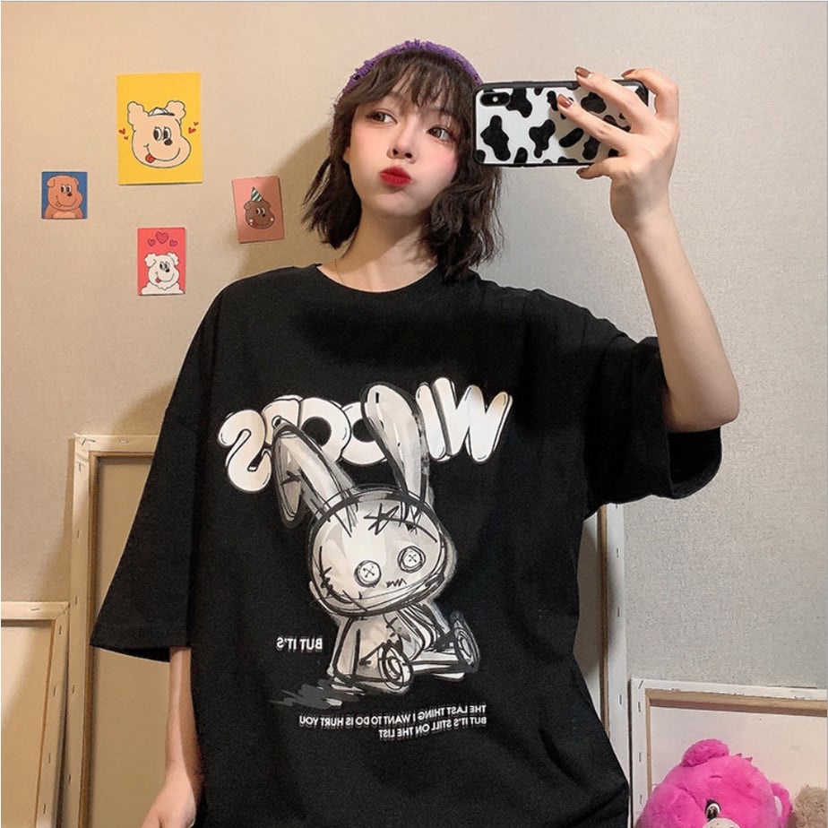 Áo thun  tay lỡ nam nữ vyvystore, áo phông Unisex freesize phong cách đường phố | BigBuy360 - bigbuy360.vn