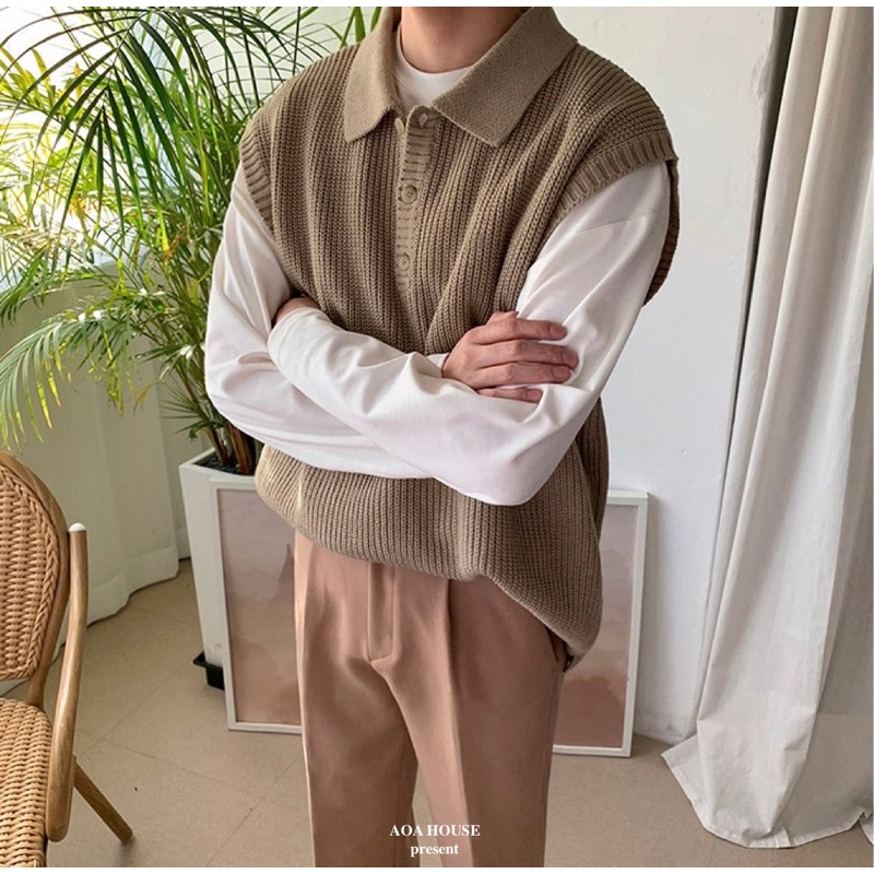Áo Len Dệt Kim - Knit Pirrus Wool