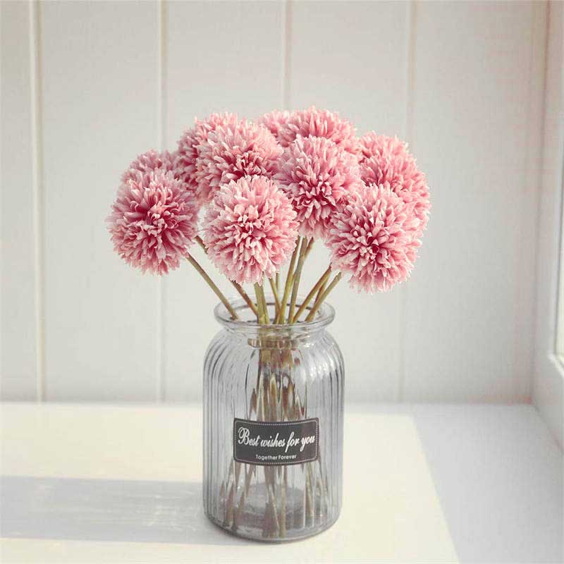 Bó Hoa Cẩm Tú Cầu Giả Bằng Lụa Dùng Trang Trí Nhà Cửa / Tiệc Cưới / Valentine