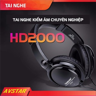 Tai nghe kiểm âm Takstar HD2000, tai nghe phòng thu, tai nghe cao cấp kiểm âm, tai nghe chụp tai có dây [ Chính Hãng ]