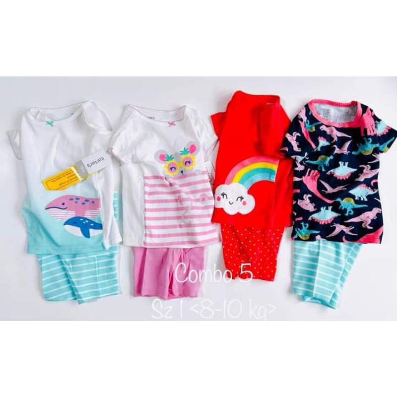 bộ carter bé gái size 12m_3y