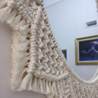 🌺 🌺 Gương tròn trang trí size lớn - Guong macrame 🌺 🌺