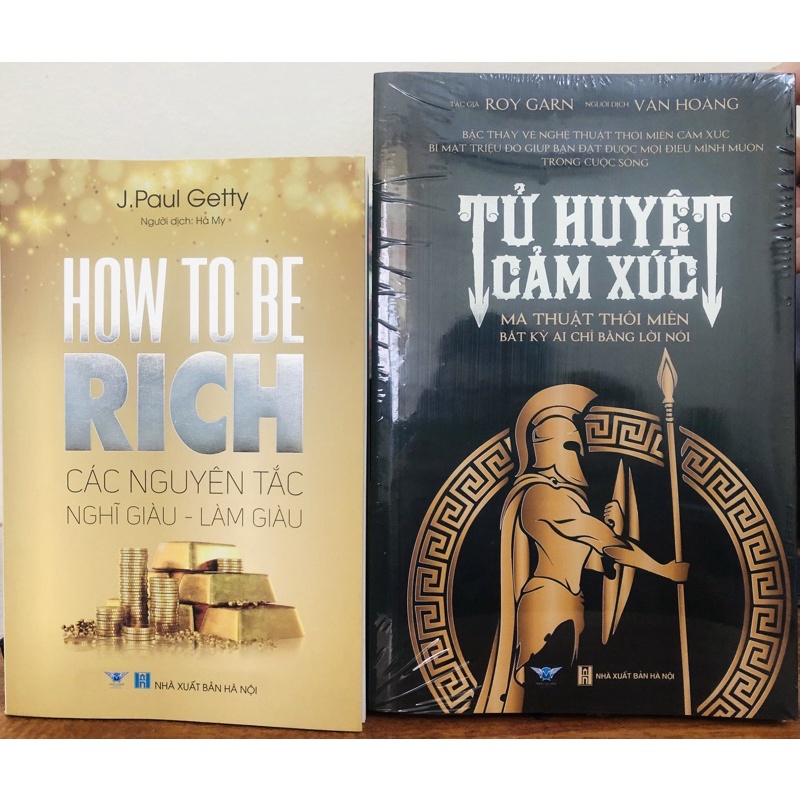 Sách - Tử Huyệt Cảm Xúc + How To Be Rich 