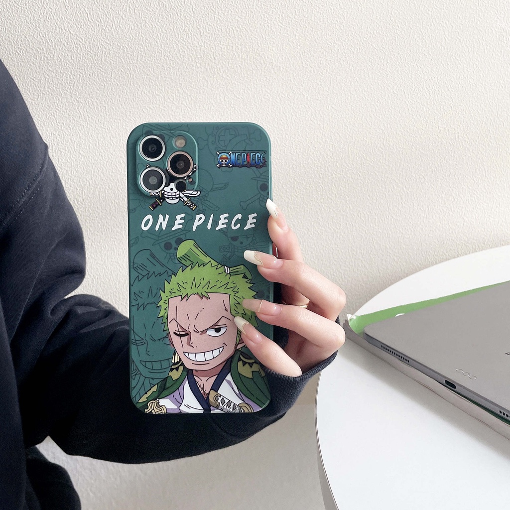 Ốp Điện Thoại Họa Tiết One Piece ZORO LUFFY Dành Cho for iPhone13Pro for iPhone12Pro XS for iPhone11 12Promax for iPhone12