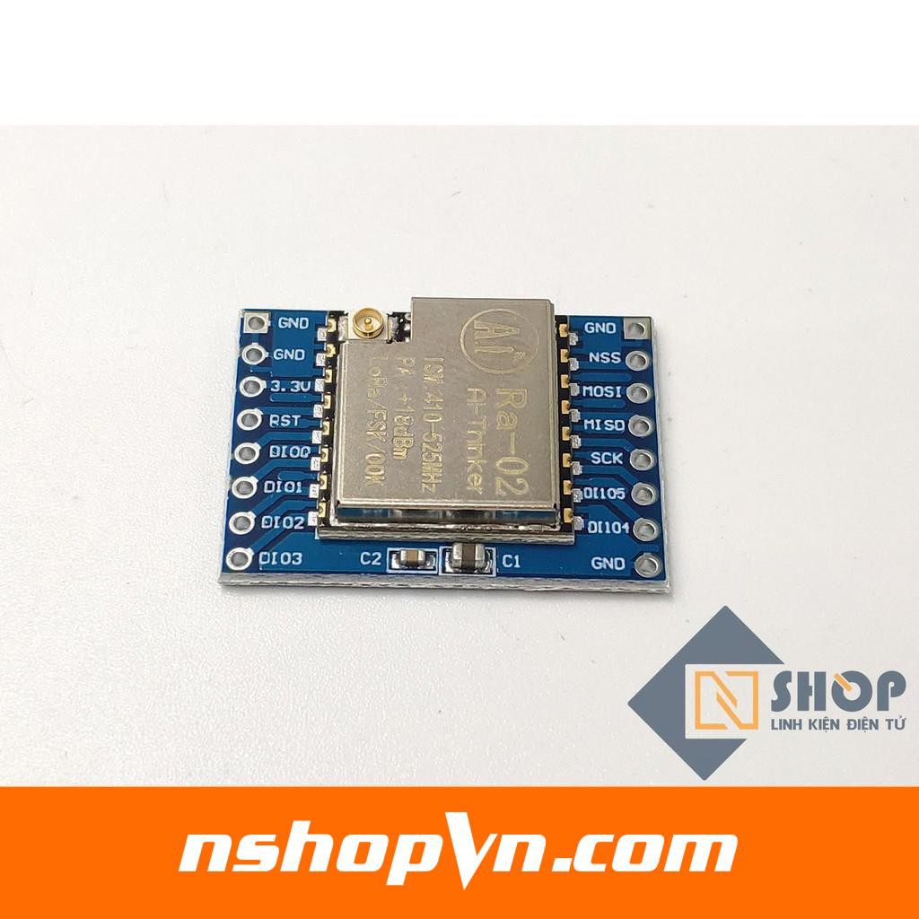 Mạch Thu Phát RF Lora SX1278 433Mhz Ra-02 ra chân