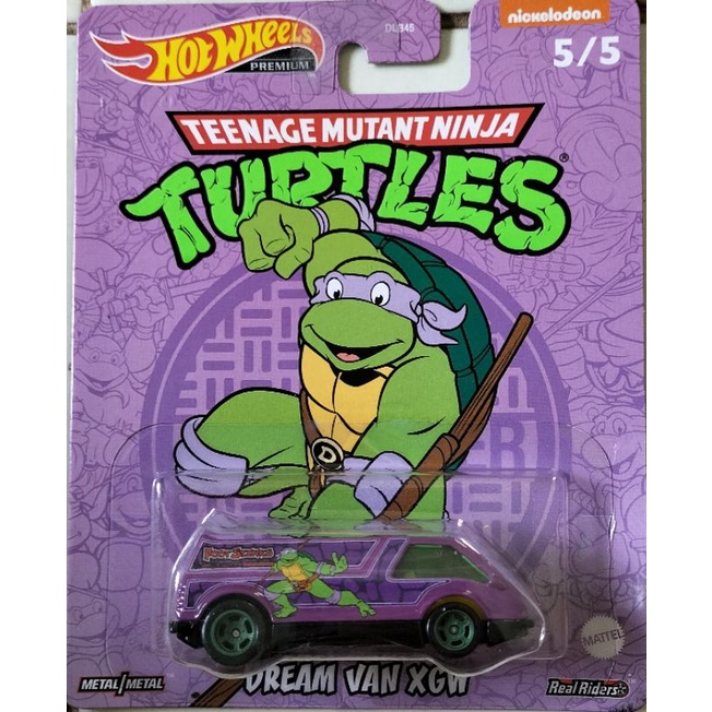 xe mô hình hotwheels teenage mutant Ninja turtles:dream van XGW