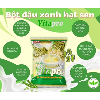 Bột đậu xanh hạt sen vitapro 350gr