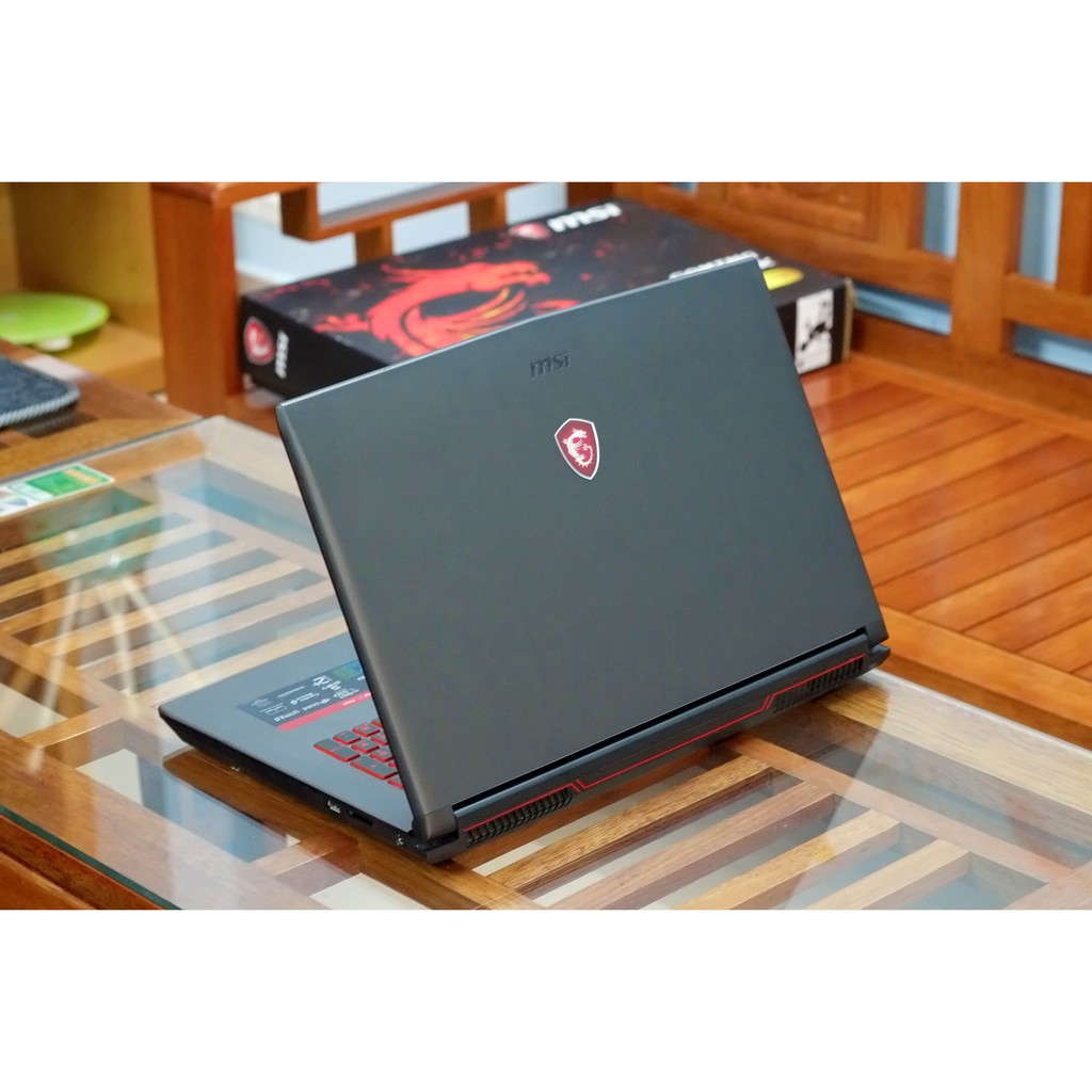 Máy tinh Gaming MSI GV72-7RD (Core I7-7700HQ 8CPU, DDR4 16GB, SSD 128GB + HDD 1TB, GTX 1050 4GB) FullBox, BH hãng