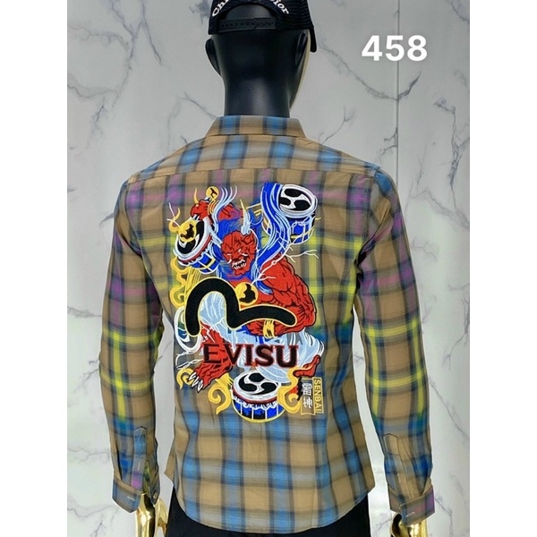 Sơ mi evisu  thêu