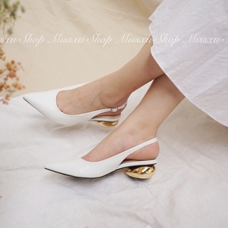 Giày cao gót nữ MYSS mũi nhọn gót giọt nước 3cm thời trang - CG111