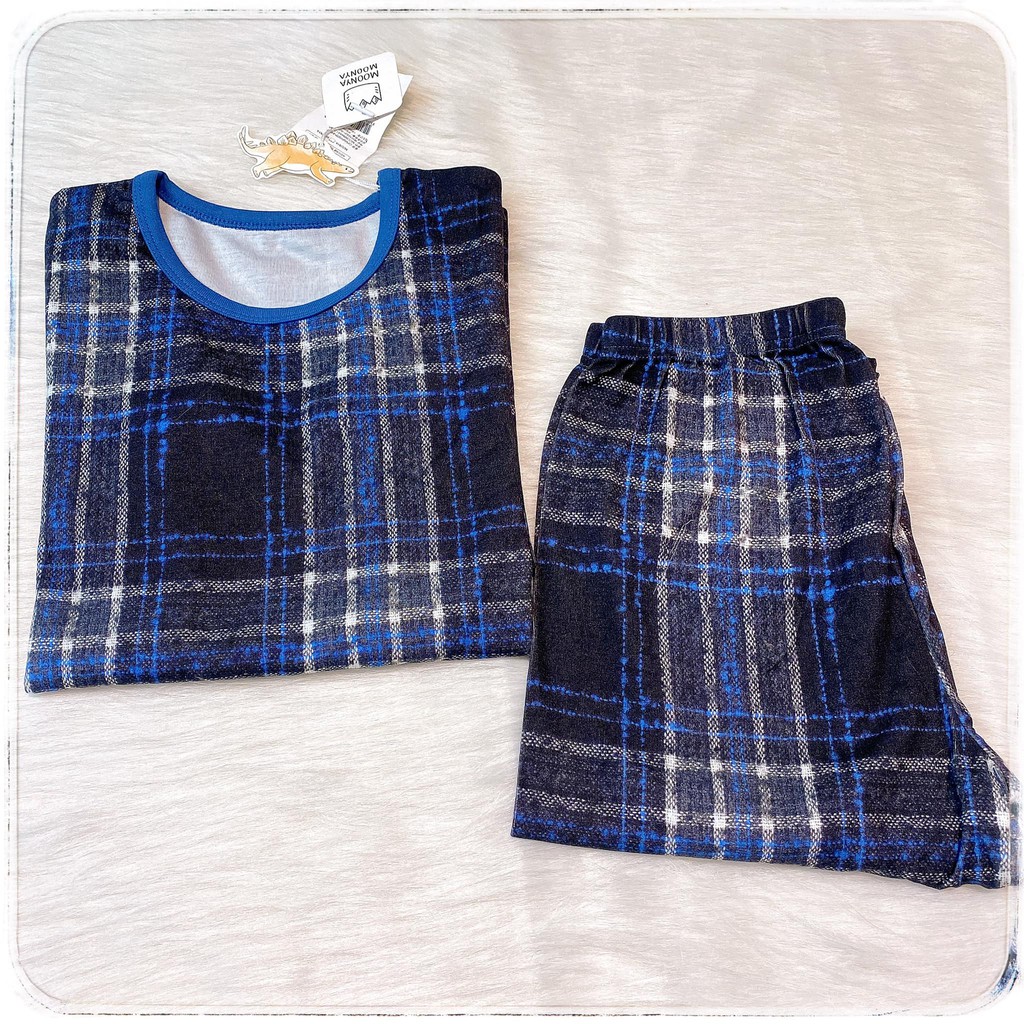 Bộ giữ nhiệt kẻ caro Moimoln xịn