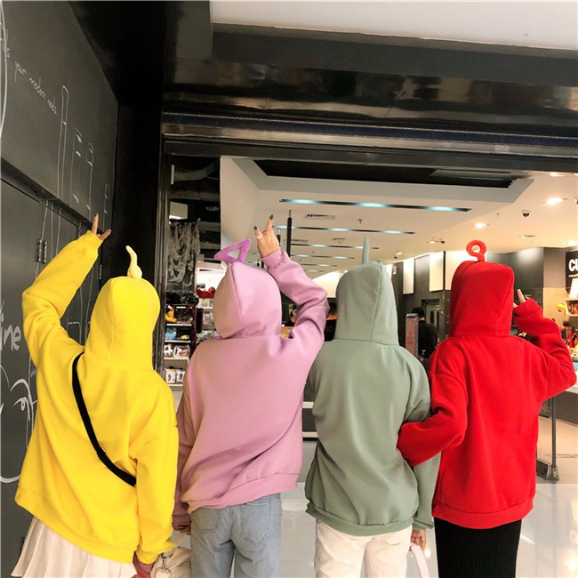 Áo hoodie thiết kế xinh xắn cá tính cho nữ