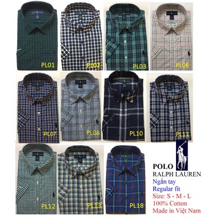 Sơ mi Polo Ralph Lauren (Hàng xuất Nhật) Cotton chống nhăn