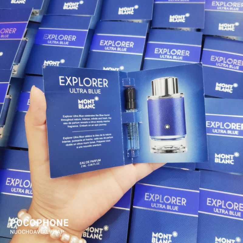 Sample nước hoa nam Montblanc Explorer Ultra Blue