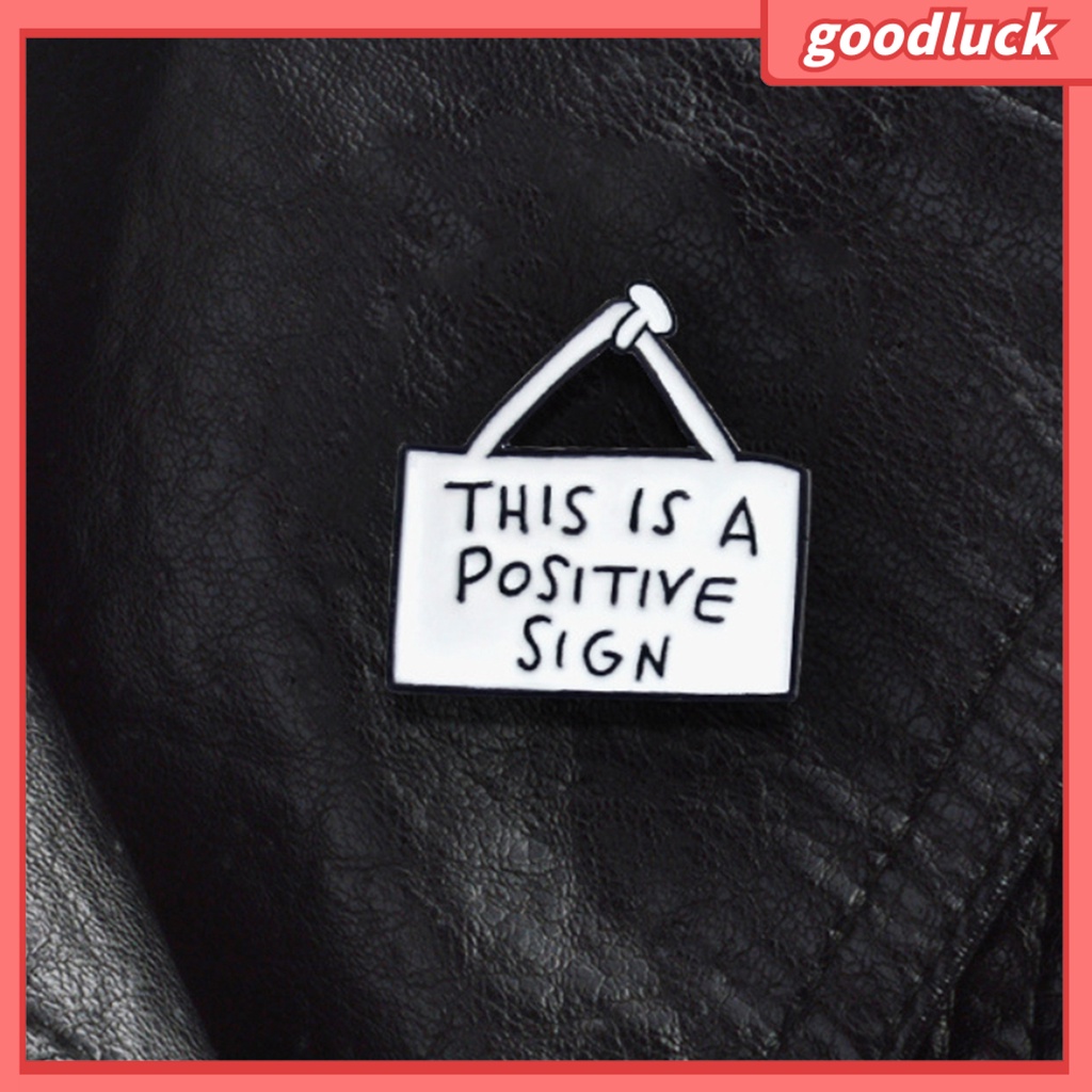 Ghim Cài Áo Hình Thẻ In Chữ Cho Nam &amp; Nữ