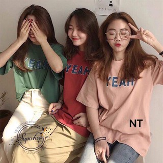 Áo phông nữ chữ YEAH DTR2502