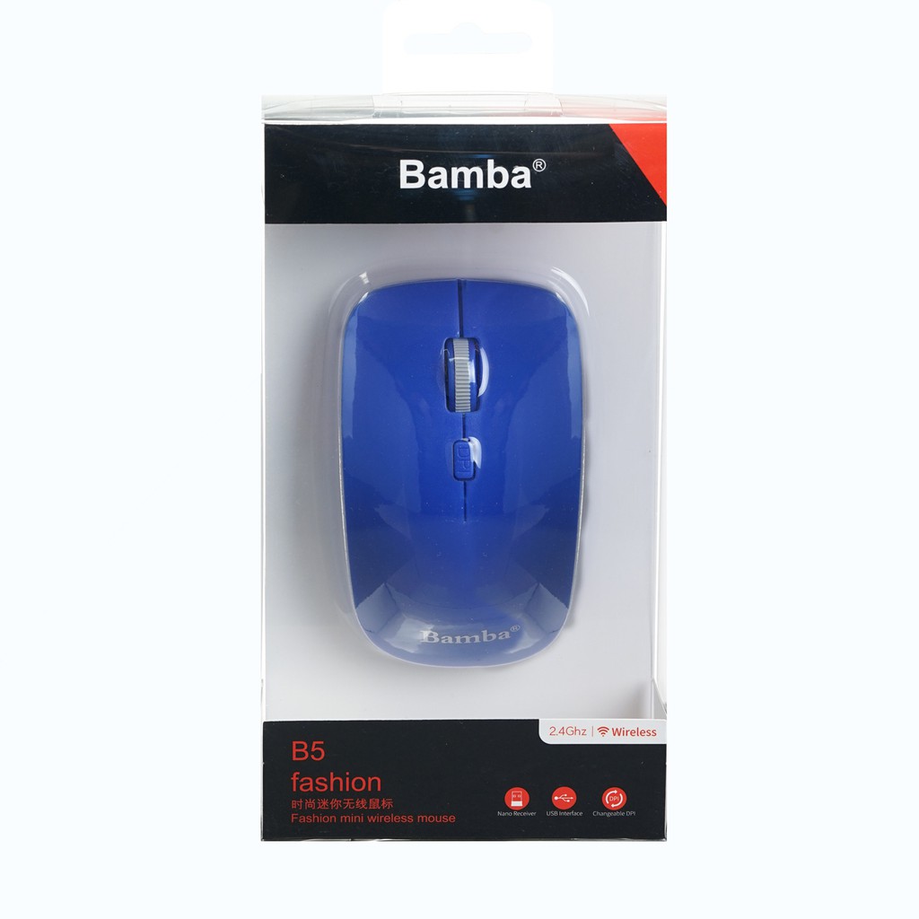 Chuột máy tính không dây B5 siêu nhạy và bền - Mouse không dây B5 nhiều màu