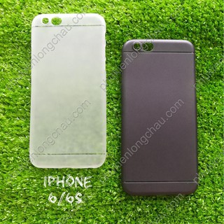 Ốp lưng iphone 6/6s siêu mỏng giấy có gù bảo vệ camera