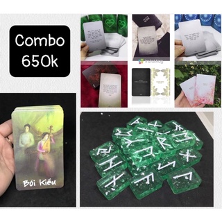 Combo Bài nhắc nhở Haletu Bói Kiều tặng bộ kí tự tiên tri Rune