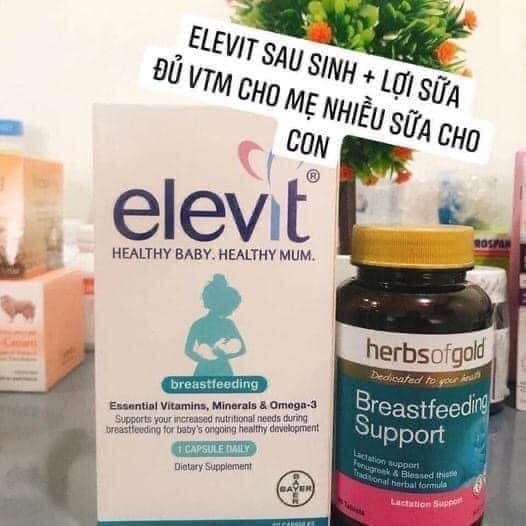 (Mẫu mới) Elevit sau sinh và cho con bú - Elevit Breastfeeding Multivitamin MẪU MỚI