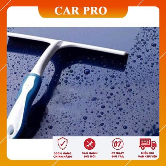 Cây gạt nước lau rửa kính ô tô silicon dẻo cán dài - CAR PRO