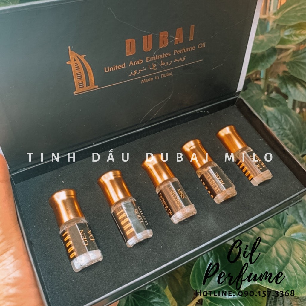 【HOT】☣ Tách Set Tinh dầu nước hoa Dubai dạng lăn mini 10ml / chuẩn Authentic