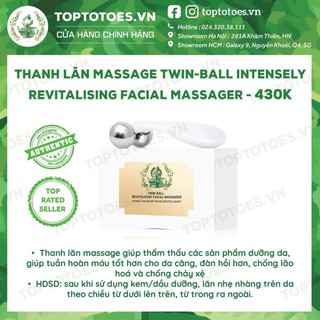 Thanh lăn massage Twin-ball The Body Shop Oils Of Life Intensely Revitalising Facial Massager làm gọn mặt & căng da