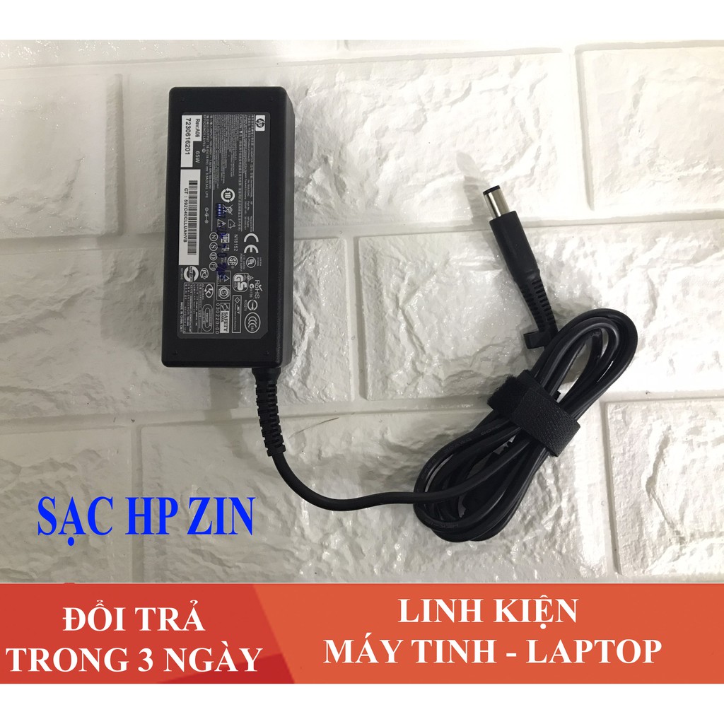 Sạc Laptop HP Chân kim to 18.5V - 3.5A Kèm Dây Nguồn lõi đồng xịn  | FREE SHIP ĐƠN TỪ 50K