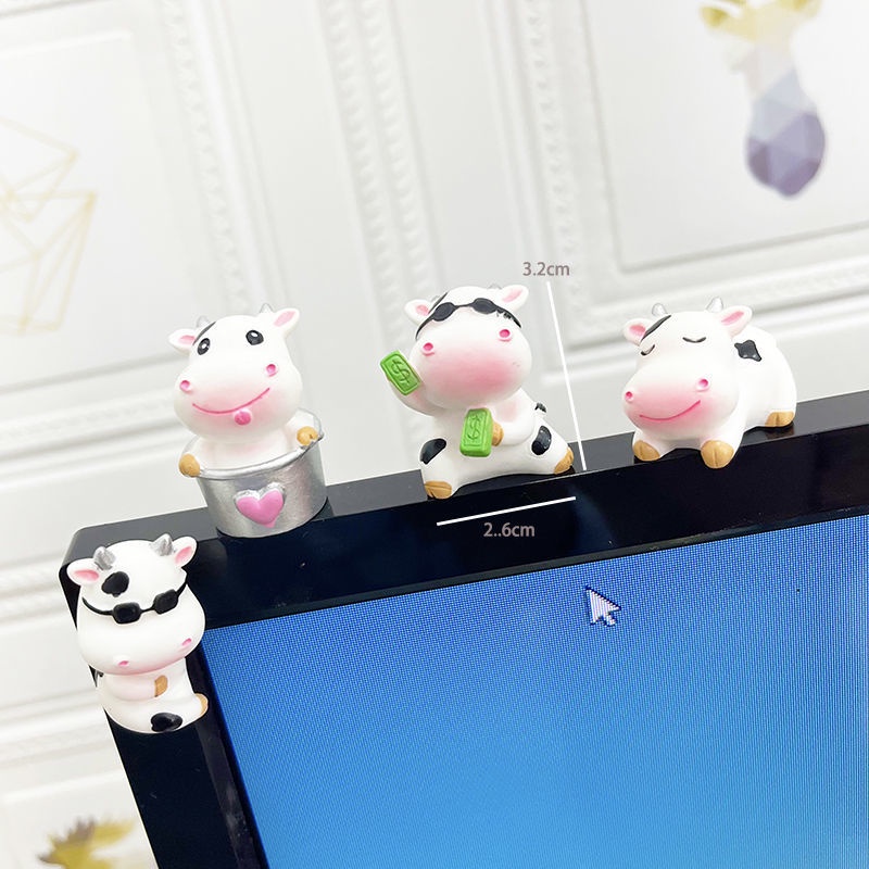 INS Búp Bê Trang Trí Màn Hình laptop/Điện Thoại Để Bàn Hình Trái Tim Cô Gái Dễ Thương