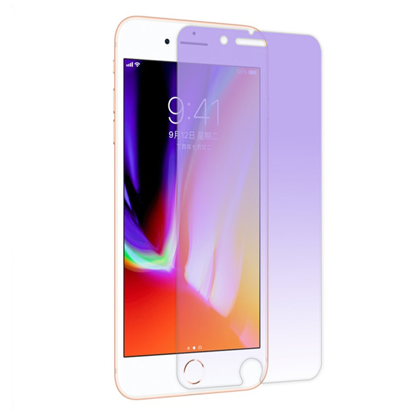 Kính cường lực chống vân tay + tia xanh + mồ hôi cho iPhone 12 Mini 11 Pro X Xs Max XR 6 6s 7 8 Plus