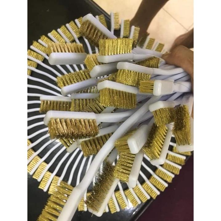 Bàn Chải Đồng HANDTOOL mềm chà rữa xe lốc máy,đầu bò chuyên dụng vệ sinh đầu in máy in