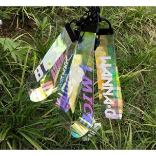 Strap, nametag BTS, BlackPink, WannaOne, TWICE - móc khoá phản quang