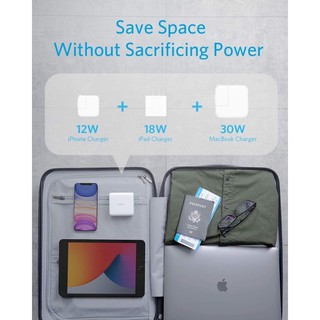 Cốc sạc 3 cổng 𝗔𝗡𝗞𝗘𝗥 𝗣𝗼𝘄𝗲𝗿𝗣𝗼𝗿𝘁 𝗜𝗜𝗜 𝟲𝟱𝗪 𝗘𝗹𝗶𝘁𝗲