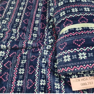Sale 175k còn 155k.Mền lông cừu thái HOA VĂN phòng ngủ