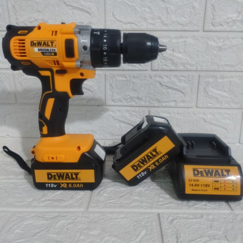 Máy khoan pin Dewalt 118V có búa, thời lượng pin kéo dài, hiệu suất cao