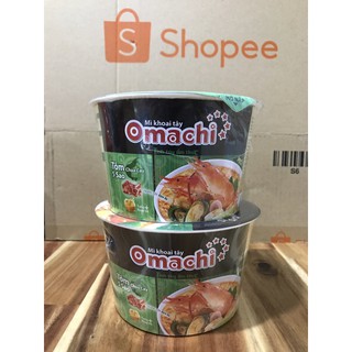 COMBO 2 HỘP MÌ KHOAI TÂY OMACHI TÔM CHUA CAY 5 SAO ( 90 GRAM )