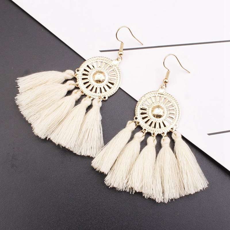 Khuyên Tai Tua Rua Hình Hoa Hướng Dương