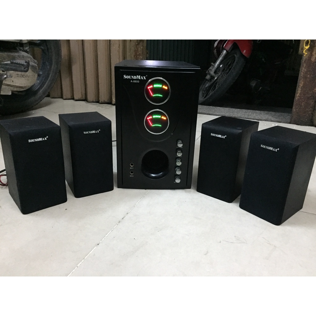 Loa Soundmax A8800 cao cấp 4.1 qua sử dụng, có màn hình đánh theo điệu nhạc