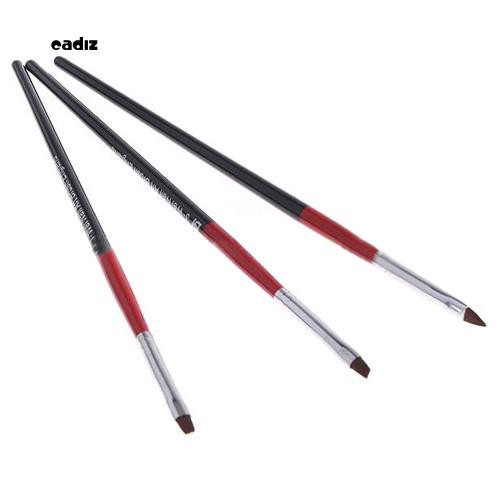 [Hàng mới về] Bộ 3 cây cọ vẽ trang trí nghệ thuật móng tay chuyên dụng